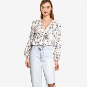 Abercrombie & Fitch Floral Bodysuit